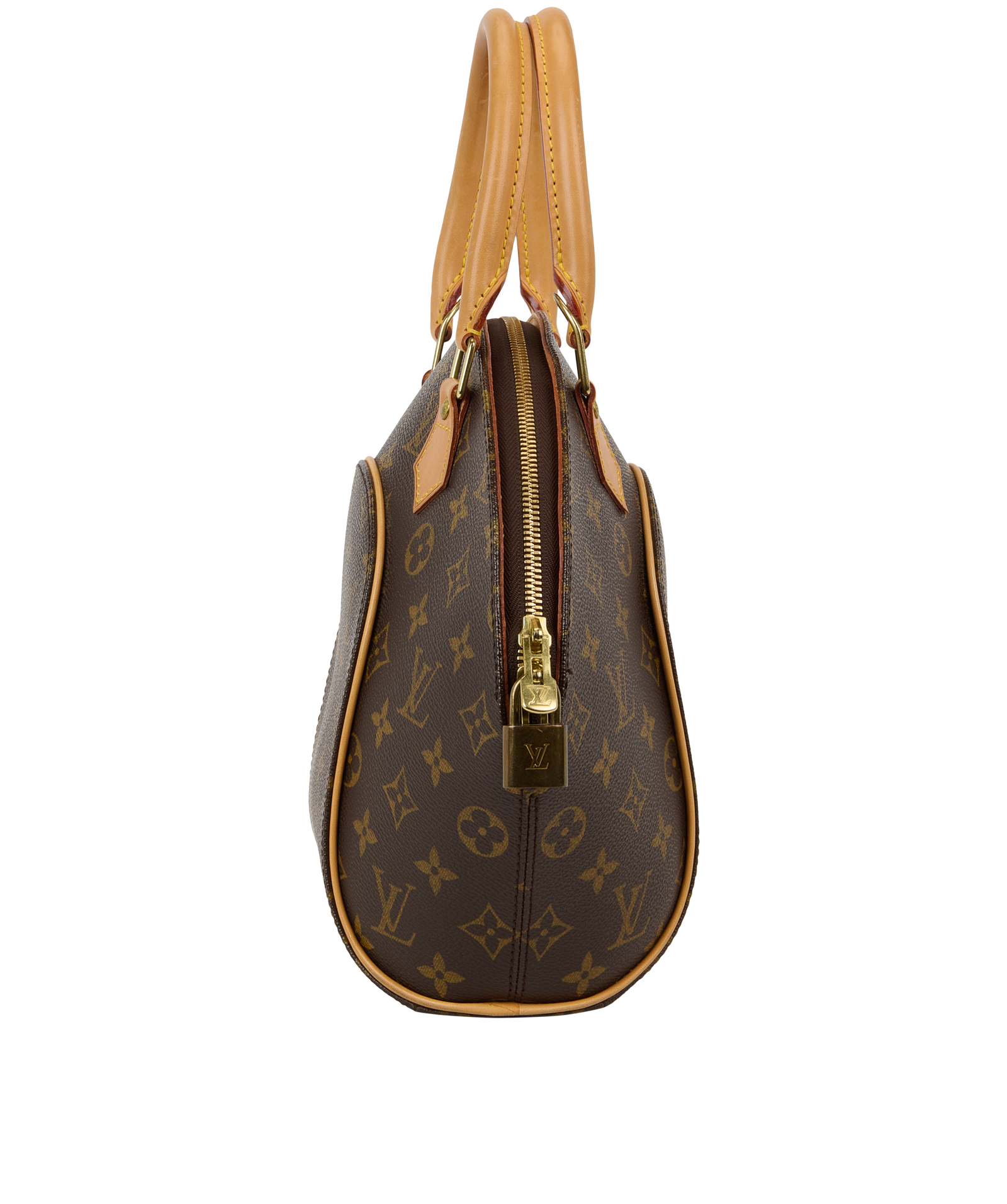 Ellipse PM, &pound;850, Handbags, Brown, Coated Canvas, Side view